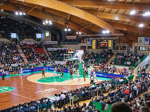 Match du CSP au Palais des Sports de Beaublanc à Limoges