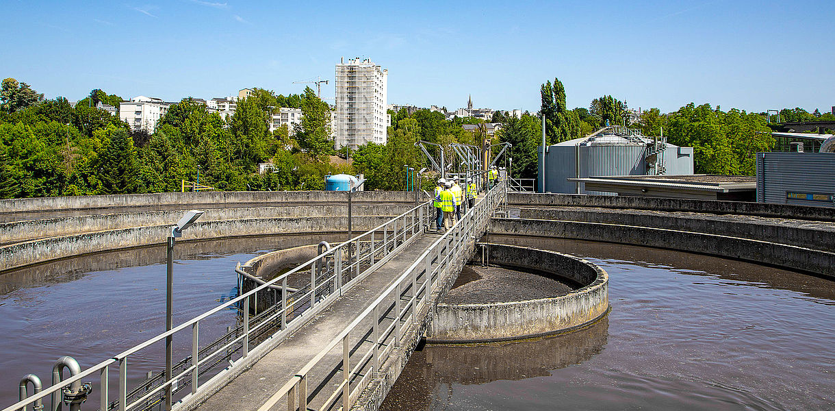 Photo de la station d'épuration de Limoges Métropole