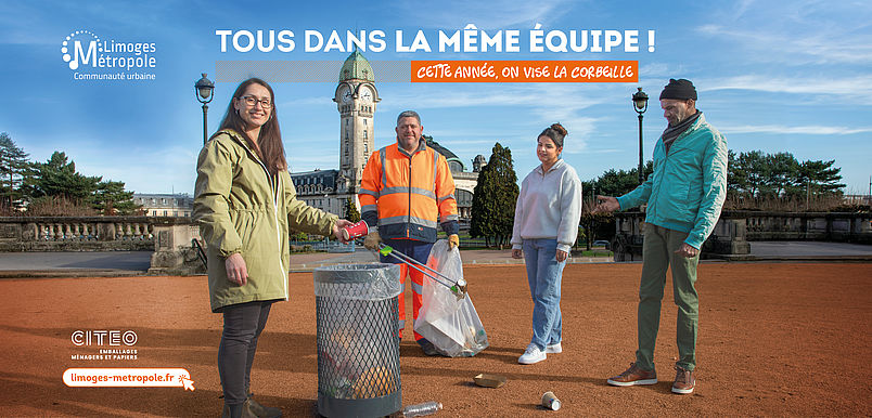 Image campagne déchets abandonnés 2026 de Limoges Métropole