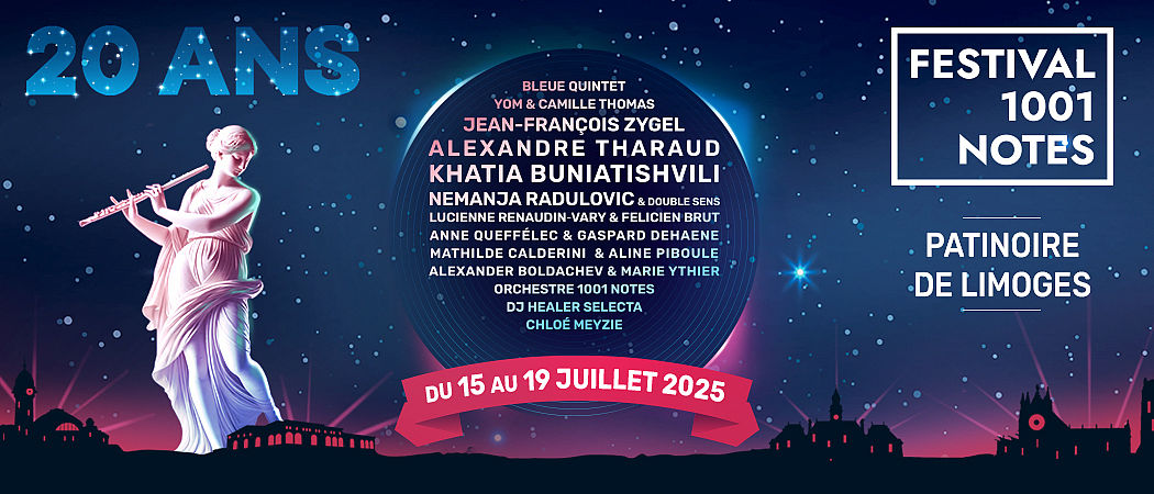 festival 1001 Notes 2025 Limoges Métropole